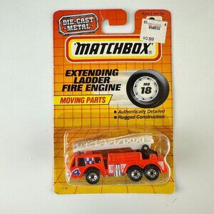 Matchbox Die-Cast Metal Extending Ladder Fire Engine
